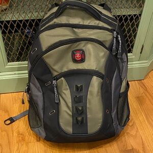 SwissGear Men's Backpack in Black and Olive